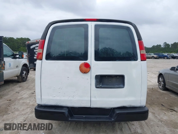 2013 Chevrolet Express Cargo with VIN 1GCSGAFX2D1148701, listed as a IAAI auction lot 42215285 with 265,463 mi miles and . Bid and sale history available at DreamBid. Image 16.