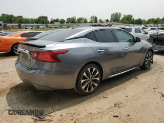 2016 Nissan Maxima S with VIN 1N4AA6AP9GC404199, listed as a Copart auction lot 53815993 with 65,268 mi miles and Salvage Title. Bid and sale history available at DreamBid. Image 3.