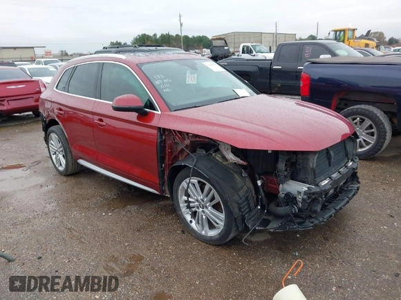 2018 Audi Q5 Prestige with VIN WA1CNAFY2J2248249, listed as a IAAI auction lot 41344379 with 38,401 mi miles. Bid and sale history available at carsss.com. Image 1.