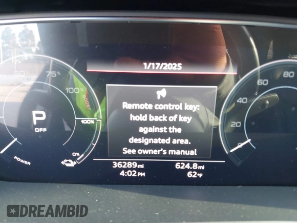 2022 Audi e-tron Chronos with VIN WA1VABGE2NB039405, listed as a IAAI auction lot 41360899 with 36,289 mi miles. Bid and sale history available at carsss.com. Image 16.