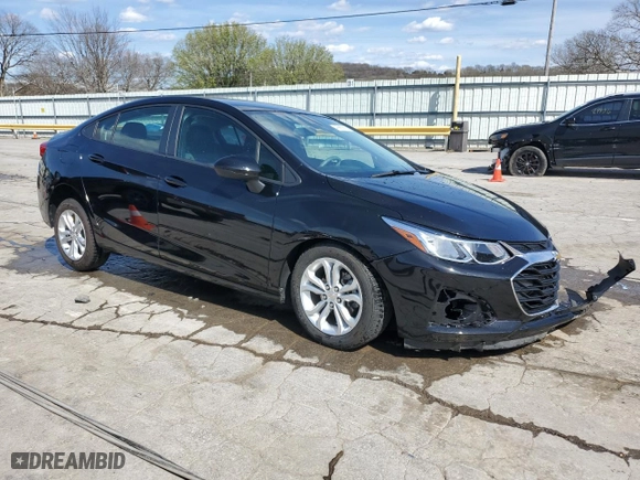 2019 Chevrolet Cruze LS with VIN 1G1BC5SM9K7149541, listed as a Copart auction lot 49993585 with 47,486 mi miles and Salvage Title. Bid and sale history available at carsss.com. Image 4.