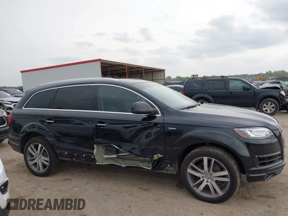 2015 Audi Q7 Premium Plus with VIN WA1LGAFE6FD015762, listed as a IAAI auction lot 42260301 with 125,748 mi miles and . Bid and sale history available at DreamBid. Image 14.