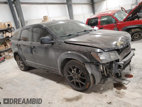 2014 Dodge Journey R/T z VIN 3C4PDCEG1ET167567, wystawiony jako Copart lot #45019695 z przebiegiem 133 095 mil mil oraz Szkoda całkowita • Salvage title. Historia ofert i sprzedaży dostępna na DreamBid. Obrazek 4.