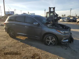 2019 Infiniti QX60 LUXE with VIN 5N1DL0MN0KC533719, listed as a Copart auction lot 85961954 with 0 mi miles and Salvage Title. Bid and sale history available at carsss.com. Image 4.