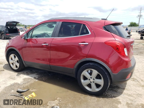 2016 Buick Encore Leather with VIN KL4CJCSB4GB731128, listed as a Copart auction lot 53834435 with 85,990 mi miles and Salvage Title. Bid and sale history available at DreamBid. Image 2.