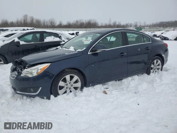 2016 Buick Regal Premium II with VIN 2G4GS5GXXG9128962, listed as a Copart auction lot 89084635 with 91,035 mi miles and Clean title. Bid and sale history available at DreamBid. Image 1.