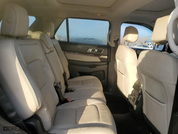 2017 Ford Explorer Platinum with VIN 1FM5K8HT1HGA06952, listed as a Copart auction lot 88350455 with 106,083 mi miles and Salvage Title. Bid and sale history available at carsss.com. Image 11.