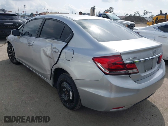 2015 Honda Civic EX with VIN 19XFB2F84FE286402, listed as a IAAI auction lot 41925079 with 108,673 mi miles and . Bid and sale history available at DreamBid. Image 3.