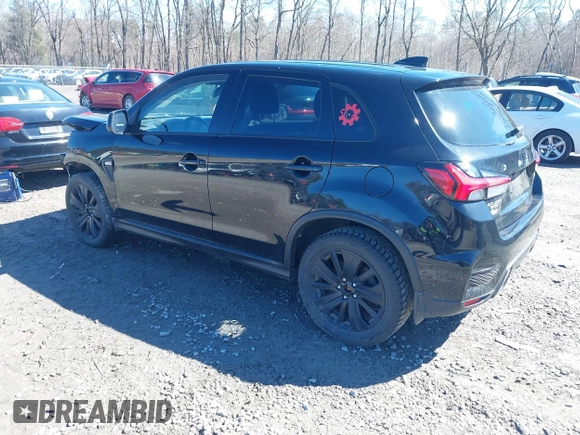 2022 Mitsubishi Outlander Sport ES with VIN JA4ARUAU0NU012470, listed as a IAAI auction lot 41822232 with 62,121 mi miles. Bid and sale history available at carsss.com. Image 3.