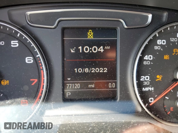 2016 Audi Q3 Premium Plus with VIN WA1EFCFS7GR022267, listed as a Copart auction lot 62165412 with 77,120 mi miles. Bid and sale history available at carsss.com. Image 8.