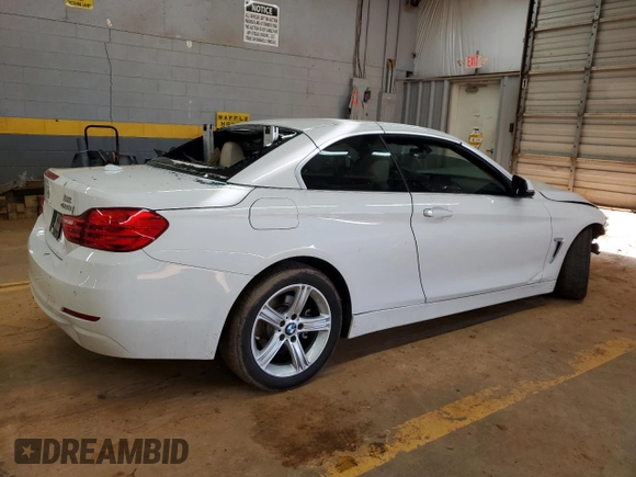 2014 BMW 4 Series 428i with VIN WBA3V5C59EP747708, listed as a Copart auction lot 44748935 with Not provided miles and Salvage title. Bid and sale history available at DreamBid. Image 3.