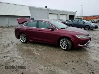 2016 Chrysler 200 C with VIN 1C3CCCEG3GN135759, listed as a Copart auction lot 86596924 with 101,063 mi miles and Salvage Title. Bid and sale history available at carsss.com. Image 10.