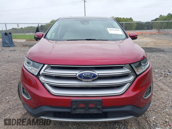 2016 Ford Edge Titanium with VIN 2FMPK4K81GBC29634, listed as a IAAI auction lot 41951816 with 58,400 mi miles. Bid and sale history available at carsss.com. Image 12.