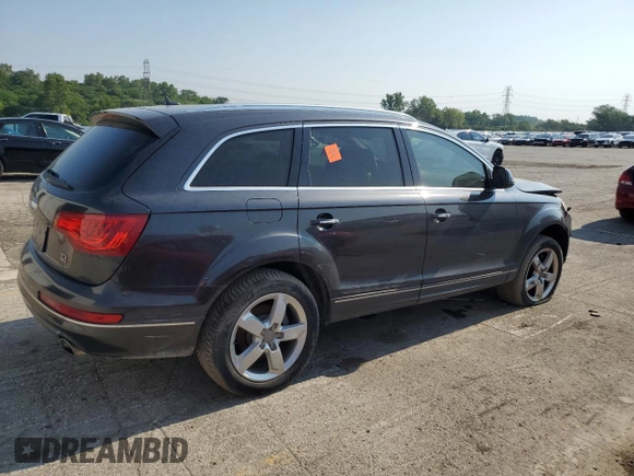 2014 Audi Q7 Premium with VIN WA1CMAFE7ED011520, listed as a Copart auction lot 63912315 with 131,218 mi miles and Clean title. Bid and sale history available at DreamBid. Image 3.