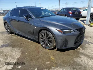 2024 Lexus IS 350 F Sport z VIN JTHGZ1B2XR5073495, wystawiony jako Copart lot #49634665 z przebiegiem 10 761 mil mil oraz Szkoda całkowita • Salvage title. Historia ofert i sprzedaży dostępna na DreamBid. Obrazek 4.