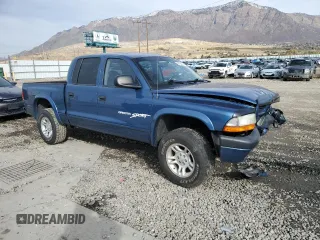 2002 Dodge Dakota Sport with VIN 1B7HG38N52S659554, listed as a Copart auction lot 80894414 with 174,207 mi miles and Salvage Title. Bid and sale history available at carsss.com. Image 4.
