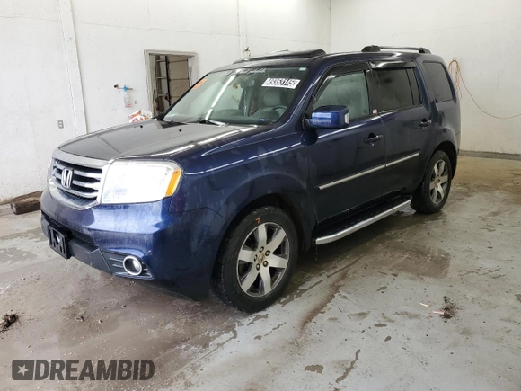 2015 Honda Pilot Touring with VIN 5FNYF3H9XFB015329, listed as a Copart auction lot 49353145 with 70,084 mi miles and Clean Title. Bid and sale history available at carsss.com. Image 1.