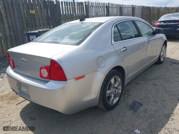 2012 Chevrolet Malibu LT w/2LT with VIN 1G1ZD5E09CF330571, listed as a IAAI auction lot 42103653 with 203,135 mi miles. Bid and sale history available at carsss.com. Image 4.