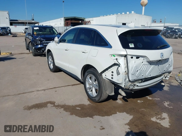 2014 Acura RDX Tech Pkg with VIN 5J8TB3H59EL014382, listed as a IAAI auction lot 41649885 with 104,542 mi miles. Bid and sale history available at carsss.com. Image 3.
