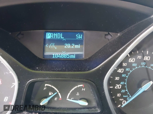 2012 Ford Focus SE with VIN 1FAHP3F27CL112277, listed as a IAAI auction lot 42053243 with 104,885 mi miles. Bid and sale history available at carsss.com. Image 16.