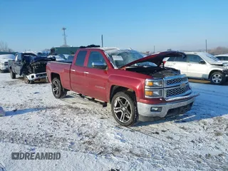 2014 Chevrolet Silverado 1500 LT with VIN 1GCVKREC1EZ214506, listed as a IAAI auction lot 41316320 with 128,519 mi miles and . Bid and sale history available at DreamBid. Image 1.