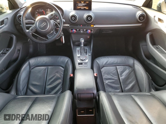 2015 Audi A3 1.8T Premium with VIN WAUACGFFXF1090922, listed as a Copart auction lot 83841984 with 100,801 mi miles and Salvage Title. Bid and sale history available at carsss.com. Image 8.