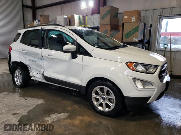 2019 Ford EcoSport SE with VIN MAJ3S2GE5KC254041, listed as a Copart auction lot 46132304 with 9,192 mi miles and Salvage Title. Bid and sale history available at DreamBid. Image 4.