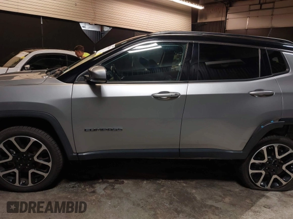 2018 Jeep Compass Limited with VIN 3C4NJDCB4JT482046, listed as a IAAI auction lot 42471049 with 67,666 mi miles and . Bid and sale history available at DreamBid. Image 15.