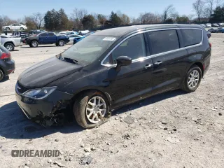 2020 Chrysler Pacifica Touring with VIN 2C4RC1FG7LR159407, listed as a Copart auction lot 49590795 with 87,337 mi miles and Salvage title. Bid and sale history available at DreamBid. Image 1.