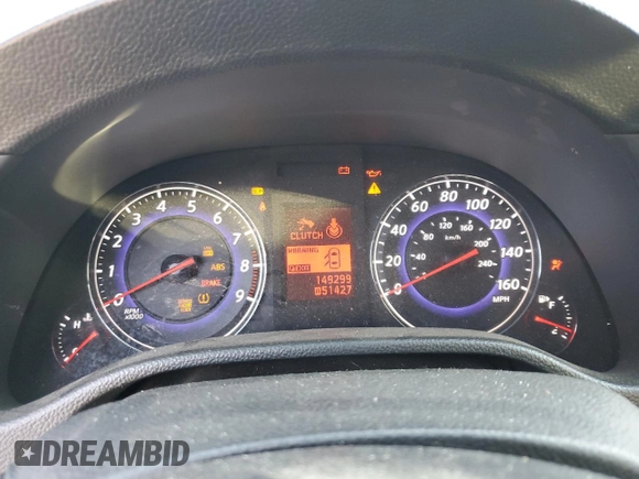 2008 Infiniti G35 with VIN JNKBV61E88M227642, listed as a Copart auction lot 74089844 with 149,299 mi miles and Salvage Title. Bid and sale history available at DreamBid. Image 9.