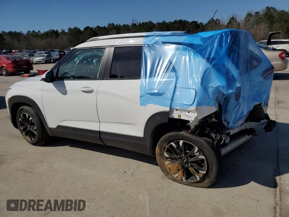 2023 Chevrolet TrailBlazer LT with VIN KL79MPS22PB037159, listed as a Copart auction lot 46589475 with 27,091 mi miles and Salvage Title. Bid and sale history available at DreamBid. Image 2.