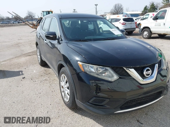 2015 Nissan Rogue S with VIN KNMAT2MT5FP514938, listed as a IAAI auction lot 41936913 with 116,631 mi miles and . Bid and sale history available at DreamBid. Image 1.