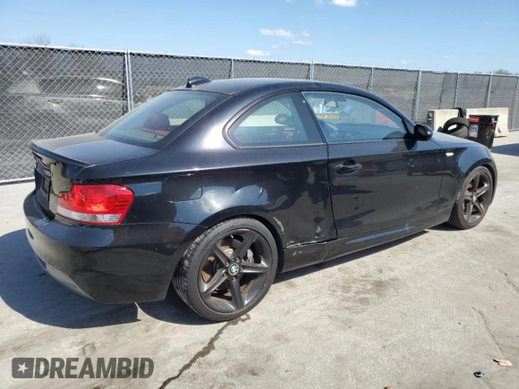 2008 BMW 1 Series 135i with VIN WBAUC73508VF24448, listed as a Copart auction lot 44411745 with 82,385 mi miles and Clean Title. Bid and sale history available at carsss.com. Image 3.