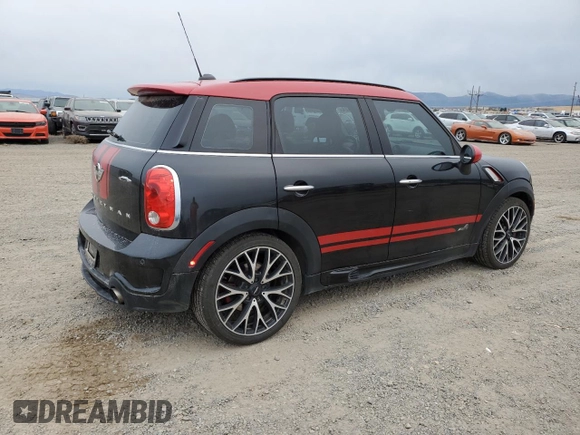 2016 MINI Countryman John Cooper Works with VIN WMWXD1C53GWS95325, listed as a Copart auction lot 77540424 with 98,951 mi miles and Salvage Title. Bid and sale history available at DreamBid. Image 3.