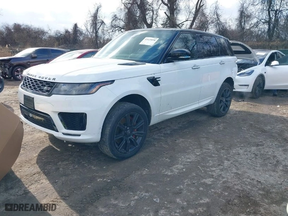 2020 Land Rover Range Rover Sport HST with VIN SALWS2RU6LA748510, listed as a IAAI auction lot 41629098 with 48,122 mi miles. Bid and sale history available at carsss.com. Image 2.