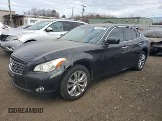 2012 Infiniti M37 with VIN JN1BY1AR5CM393630, listed as a Copart auction lot 79392034 with 312,452 mi miles and Salvage Title. Bid and sale history available at carsss.com. Image 1.