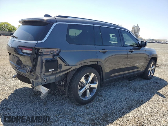2022 Jeep Grand Cherokee Limited with VIN 1C4RJJBG0N8548285, listed as a Copart auction lot 55954665 with 72,674 mi miles and Salvage title. Bid and sale history available at DreamBid. Image 3.