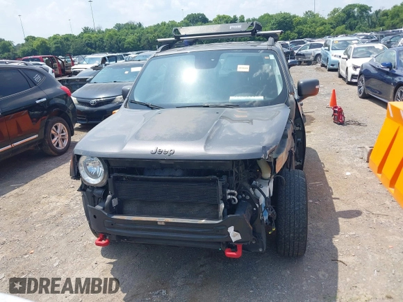 2017 Jeep Renegade Trailhawk with VIN ZACCJBCB7HPG42238, listed as a IAAI auction lot 42562113 with 105,045 mi miles and . Bid and sale history available at DreamBid. Image 12.