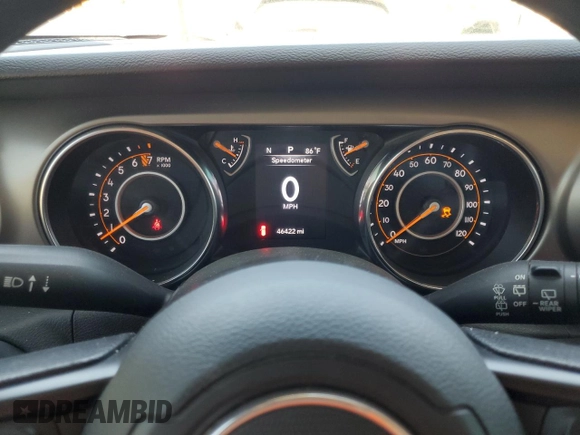 2021 Jeep Wrangler Unlimited Willys z VIN 1C4HJXDG9MW509488, wystawiony jako Copart lot #56692275 z przebiegiem 46 422 mil mil oraz Szkoda całkowita • Salvage title. Historia ofert i sprzedaży dostępna na DreamBid. Obrazek 9.