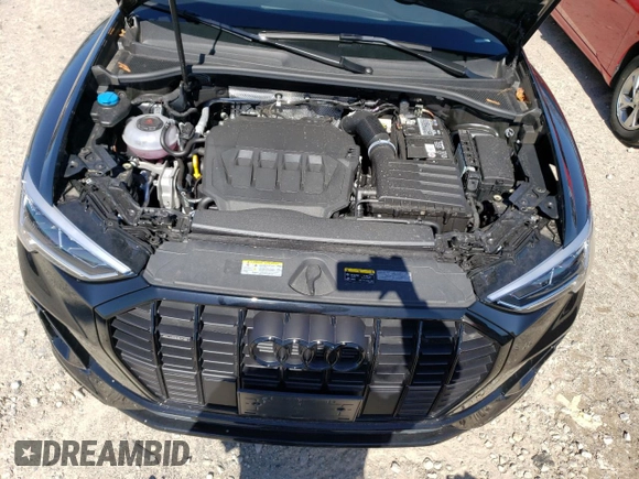 2022 Audi Q3 S line Premium Plus with VIN WA1EECF36N1148238, listed as a Copart auction lot 46962973 with 2,656 mi miles and . Bid and sale history available at DreamBid. Image 11.