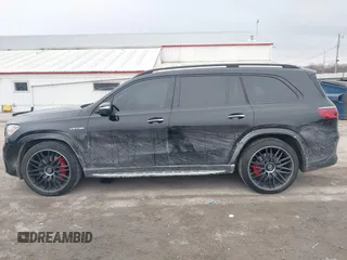 2024 Mercedes-Benz GLS 63 AMG with VIN 4JGFF8KE1RB077568, listed as a IAAI auction lot 41500870 with 15,854 mi miles and . Bid and sale history available at DreamBid. Image 14.