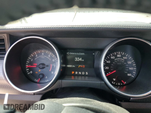 2019 Ford Mustang EcoBoost with VIN 1FA6P8TH7K5181406, listed as a Copart auction lot 52205595 with 58,591 mi miles and Salvage Title. Bid and sale history available at carsss.com. Image 9.