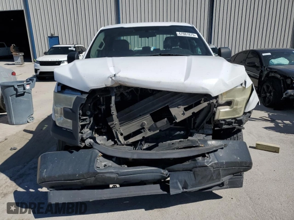 2015 Ford F-150 XL with VIN 1FTEX1CF5FKE34886, listed as a Copart auction lot 47981875 with 341,002 mi miles and Salvage Title. Bid and sale history available at carsss.com. Image 5.