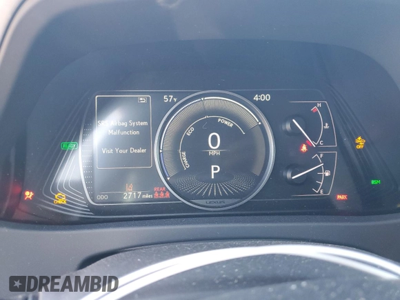 2024 Lexus UX 250h Premium with VIN JTHP6JBH2R2192530, listed as a Copart auction lot 43447855 with 2,717 mi miles and Salvage title. Bid and sale history available at DreamBid. Image 9.