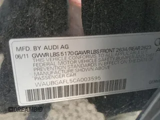 2012 Audi S4 Premium Plus with VIN WAUBGAFL5CA003595, listed as a Copart auction lot 64649154 with 150,909 mi miles and Clean Title. Bid and sale history available at carsss.com. Image 12.