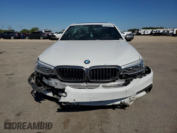 2018 BMW 5 Series M550i xDrive with VIN WBAJB9C51JB287233, listed as a Copart auction lot 55899505 with Not provided miles and Salvage title. Bid and sale history available at DreamBid. Image 5.