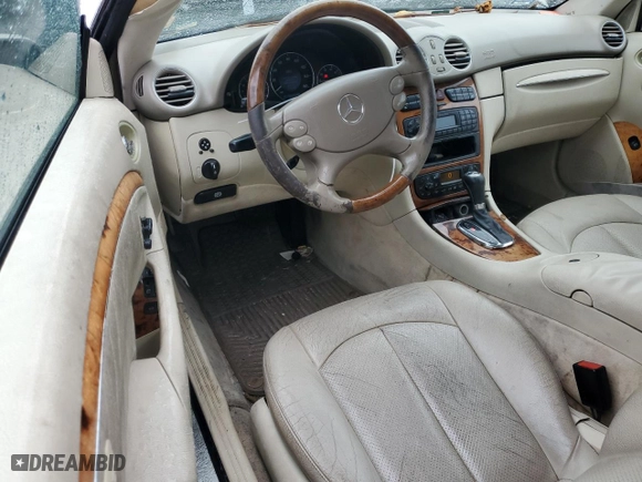 2003 Mercedes-Benz CLK-Class 3.2L with VIN WDBTJ65J83F059716, listed as a Copart auction lot 82122684 with 176,873 mi miles and Salvage Title. Bid and sale history available at carsss.com. Image 8.