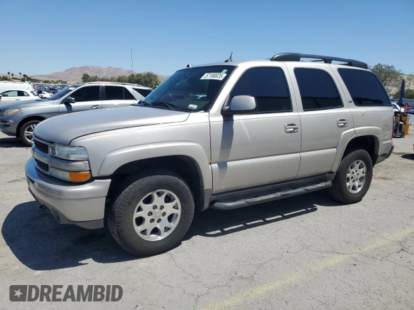 2005 Chevrolet Tahoe Z71 z VIN 1GNEK13T05R187021, wystawiony jako Copart lot #57180025 z przebiegiem 135 572 mil mil oraz Szkoda całkowita • Salvage title. Historia ofert i sprzedaży dostępna na DreamBid. Obrazek 1.