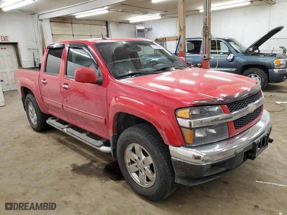 2011 Chevrolet Colorado LT w/2LT with VIN 1GCHTDFE0B8140610, listed as a Copart auction lot 41438665 with 124,967 mi miles and Salvage Title. Bid and sale history available at carsss.com. Image 4.