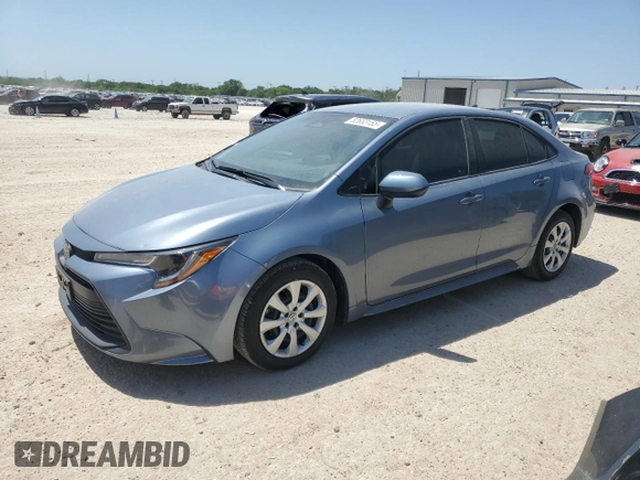 2023 Toyota Corolla LE z VIN 5YFB4MDE5PP079563, wystawiony jako Copart lot #52633155 z przebiegiem 27 061 mil mil oraz Czysty tytuł • Clean title. Historia ofert i sprzedaży dostępna na DreamBid. Obrazek 1.